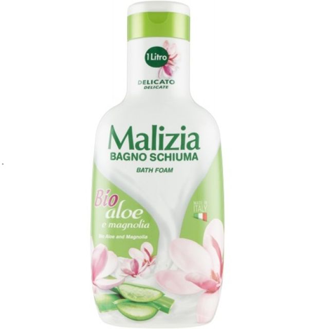 Malizia Bagno Schiuma Bio aloe e magnolia 1000 mL