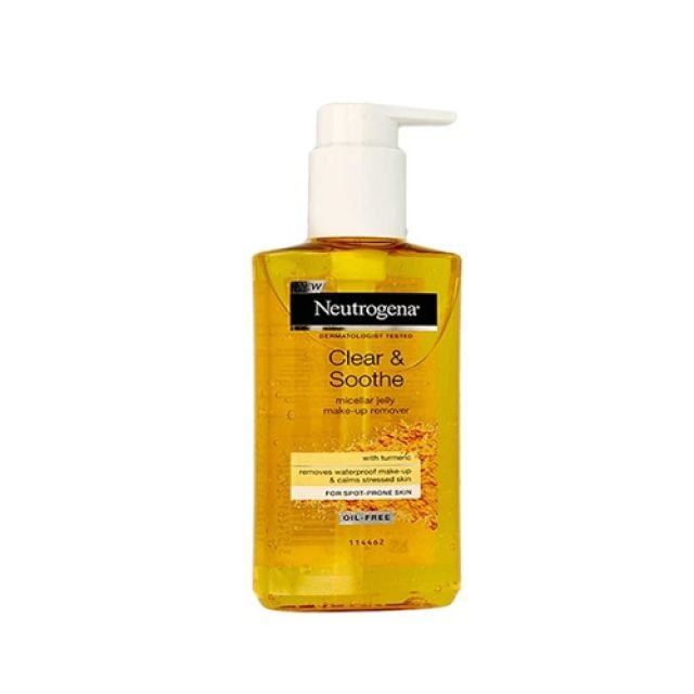 Neutrogena Clear And Soothe Make Up Remover With Turmeric