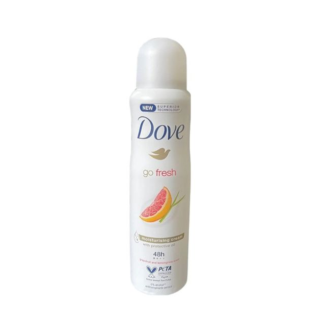 Dove Go Fresh Grapefruit Lemongrass Antiperspirant Spray 250ml